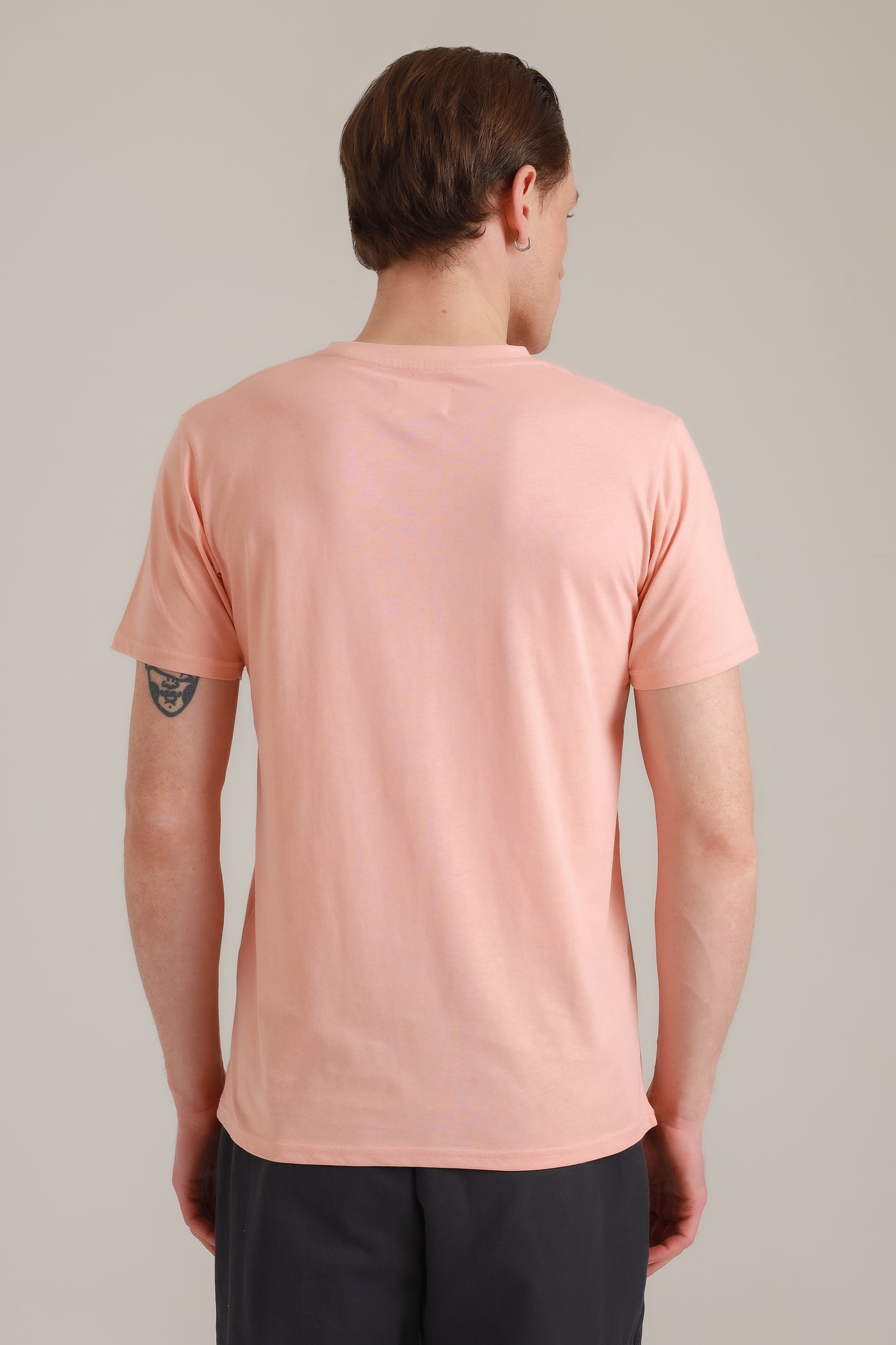 T-Shirt Men Cat Band Coral Cloud