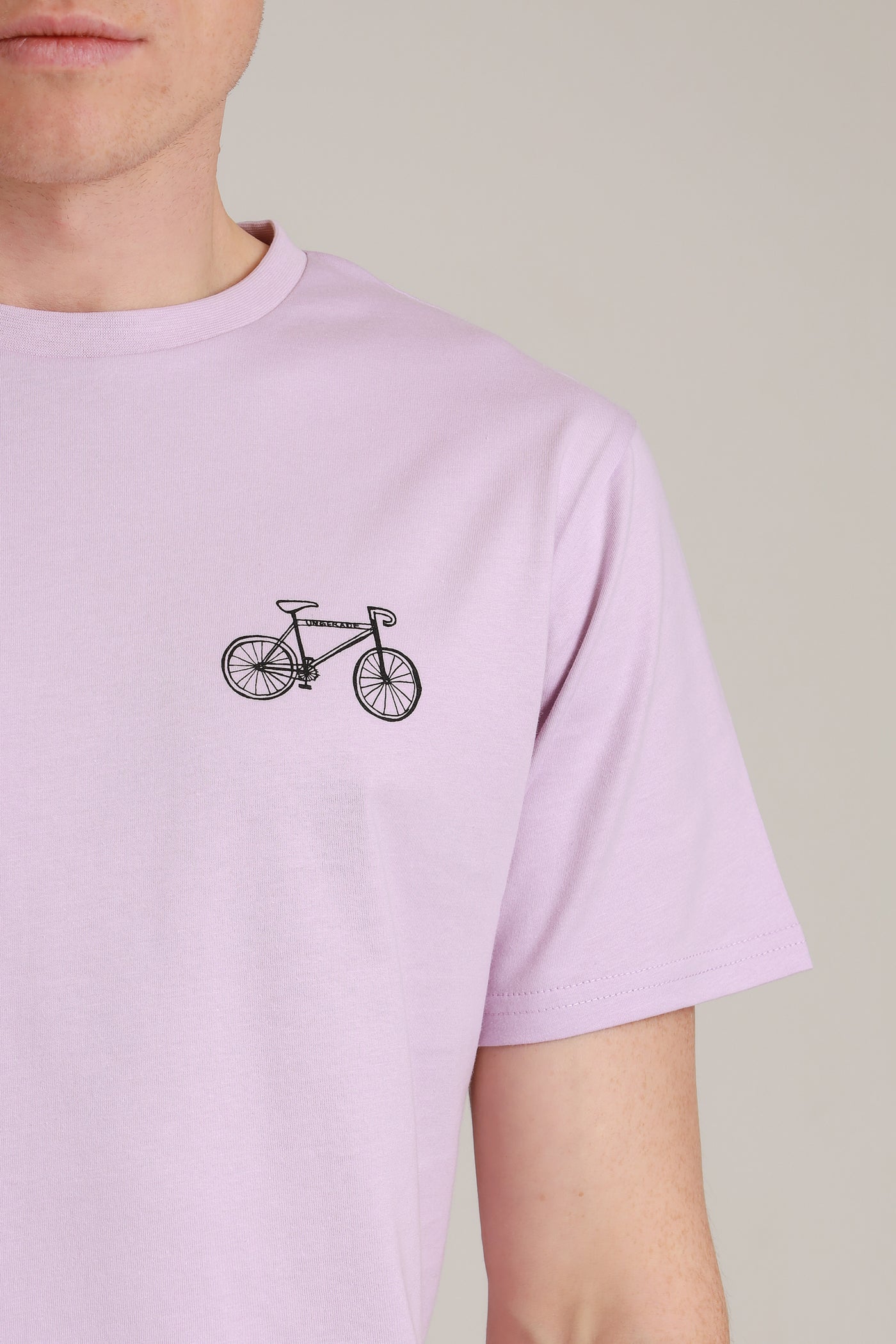 T-Shirt Men Bike Lavender