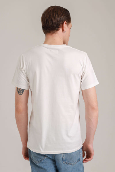 T-Shirt Men Bike White