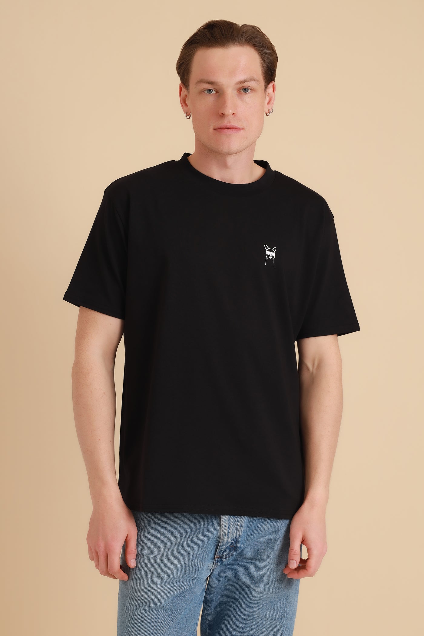 Unisex Oversized T-Shirt Cool Paka Black