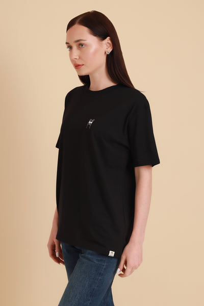 Unisex Oversized T-Shirt Cool Paka Black