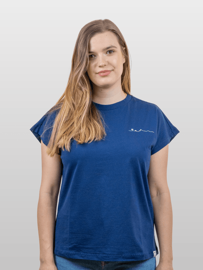 Women T-Shirt Short Sleeves Insel Ocean Cavern